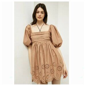 Abercrombie & Fitch Tan Mini Dress